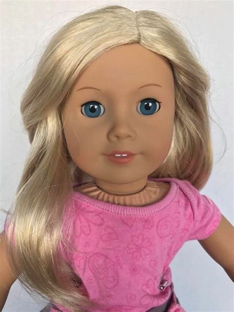 american girl doll blonde hair blue eyes|Disney Princess Cinderella 18.